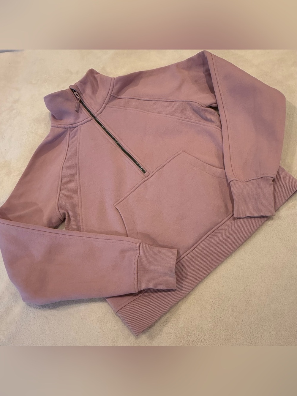 Jockey purple Half-Zip Pullover Sweatshirt